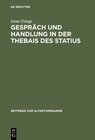 Buchcover Gespräch und Handlung in der Thebais des Statius