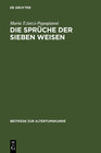 Buchcover Die Sprüche der sieben Weisen