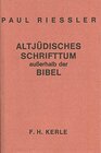 Buchcover Altjüdisches Schrifttum ausserhalb der Bibel