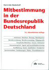 Buchcover Mitbestimmung in der Bundesrepublik Deutschland
