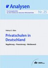 Buchcover Privatschulen in Deutschland