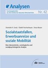 Buchcover Sozialstaatsfallen, Erwerbsanreize und soziale Mobilität