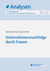 Buchcover Unternehmensnachfolge durch Frauen