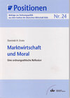 Buchcover Marktwirtschaft und Moral