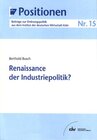 Buchcover Renaissance der Industriepolitik?