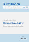 Buchcover Klimapolitik nach 2012