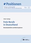 Buchcover Freie Berufe in Deutschland