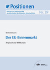 Buchcover Der EU-Binnenmarkt