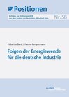 Buchcover Folgen der Energiewende für die deutsche Industrie