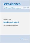 Buchcover Markt und Moral