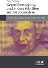 Buchcover Gegenübertragung und andere Schriften zur Psychoanalyse