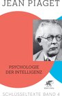 Buchcover Psychologie der Intelligenz (Schlüsseltexte in 6 Bänden, Bd. 4)