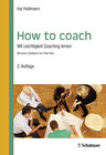 Buchcover How to coach