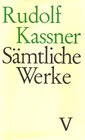 Buchcover Sämtliche Werke