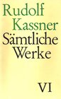 Buchcover Sämtliche Werke