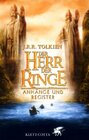 Buchcover Der Herr der Ringe. Sonderausgabe anlässlich des Films / Anhänge und Register