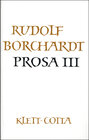 Buchcover Gesammelte Werke in Einzelbänden / Prosa III