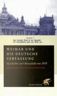 Buchcover Weimar und die Deutsche Verfassung