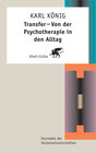 Buchcover Transfer - Von der Psychotherapie in den Alltag (Konzepte der Humanwissenschaften)