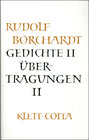 Buchcover Gesammelte Werke in Einzelbänden / Gedichte II /Übertragungen II (Gesammelte Werke in Einzelbänden)