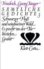 Buchcover Werke. Werkausgabe in zwölf Bänden / Sämtliche Gedichte 3 (Werke. Werkausgabe in zwölf Bänden, Bd. ?)
