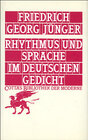 Buchcover Rhythmus und Sprache im deutschen Gedicht (Cotta's Bibliothek der Moderne, Bd. 63)