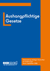 Buchcover Aushangpflichtige Gesetze