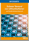 Buchcover Infokarte Sicherer Versand von Lithiumbatterien