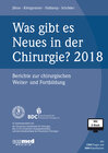 Buchcover Was gibt es Neues in der Chirurgie? Jahresband 2018