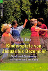Buchcover Kinderspiele von Januar bis Dezember
