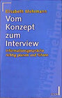 Buchcover Vom Konzept zum Interview