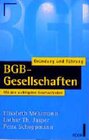 Buchcover BGB-Gesellschaften