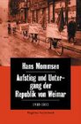 Buchcover Aufstieg und Untergang der Weimarer Republik