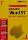 Buchcover Word 95 Vorlagen für den Praktiker