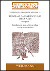 Buchcover Prisciani Caesariensis Ars, Liber XVIII, Pars prior