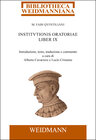 Buchcover M. Fabi Quintiliani Institutionis oratoriae liber IX