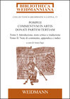 Buchcover Pompeii Commentum in Artis Donati partem tertiam