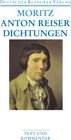 Buchcover Anton Reiser. Dichtungen und Schriften zur Erfahrungsseelenkunde