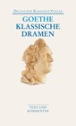 Buchcover Klassische Dramen: Iphigenie auf Tauris / Egmont / Torquato Tasso