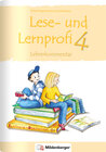 Buchcover Lese- und Lernprofi 4 – Kommentar mit Lösungen