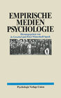 Buchcover Empirische Medienpsychologie