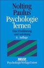 Buchcover Psychologie lernen