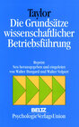 Buchcover Die Grundsätze wissenschaftlicher Betriebsführung