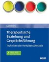 Buchcover Therapeutische Beziehung und Gesprächsführung / Techniken der Verhaltenstherapie