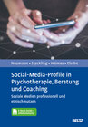 Buchcover Social-Media-Profile in Psychotherapie, Beratung und Coaching