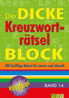 Buchcover Der dicke Kreuzworträtsel-Block Band 14