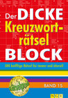 Buchcover Der dicke Kreuzworträtsel-Block Band 15