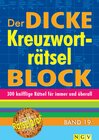 Buchcover Der dicke Kreuzworträtsel-Block Band 19