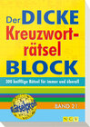 Buchcover Der dicke Kreuzworträtsel-Block Band 21
