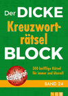 Buchcover Der dicke Kreuzworträtsel-Block Band 24